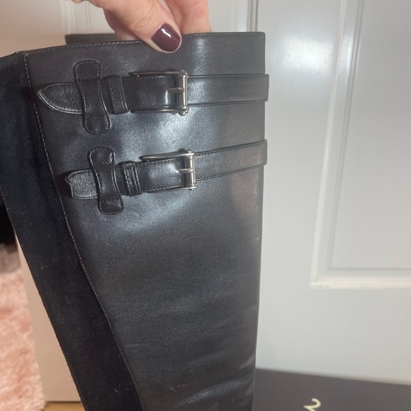 Cole Hann 8.5 size Air Jalisa tall boot black - Picture 6 of 8